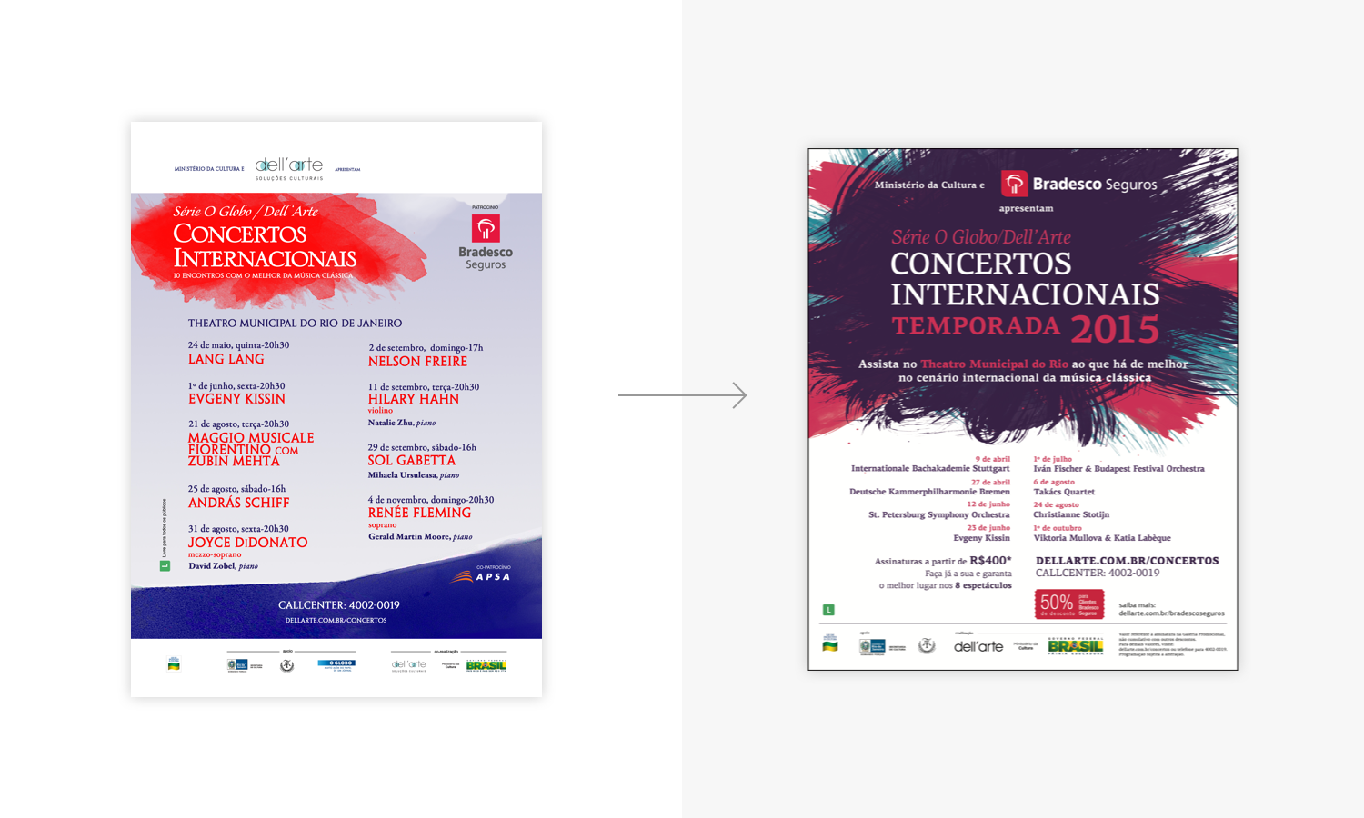 serie concertos before-after advertisements